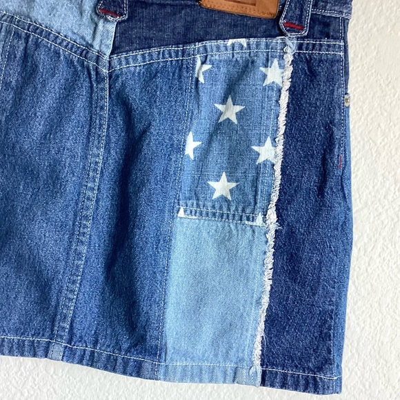 SUMMER CLOSEOUT ☀️ \Tommy Hilfiger\ Americana Denim Mini Skirt - Picture 10 of 13